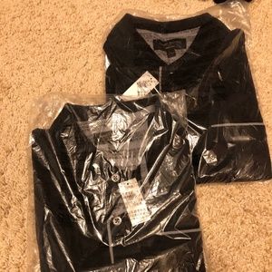 Men’s black Banana republic factory dress polo lot size L